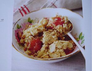 Strawberry crumble