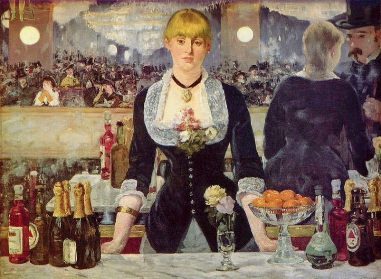 Manet A Bar at the Folies Bergeres