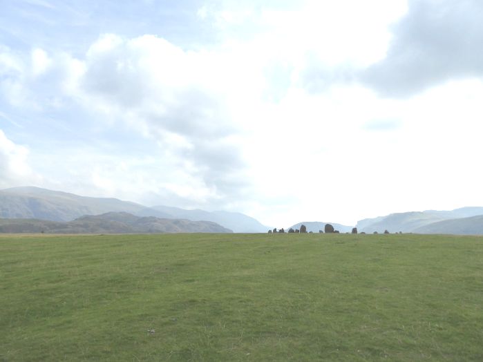Approaching Castlerigg Stone Circle (1)  P1010056